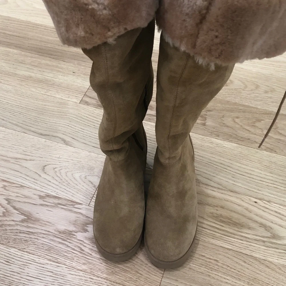 NEW UGG Classic Femme Over The Knee Boots Size 8 Chestnut Brown